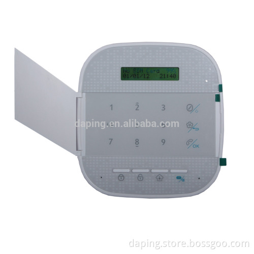 2.4G WiFi Internet GSM GPRS Home House Security Alarm System smoke detector APP ip camera
